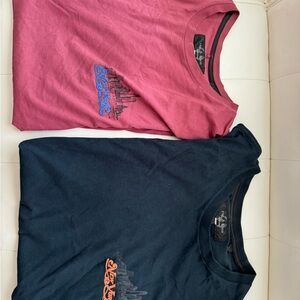 Rag & Bone Red and Black Short Sleeve Tees lot of 4 used graphic R&B tees